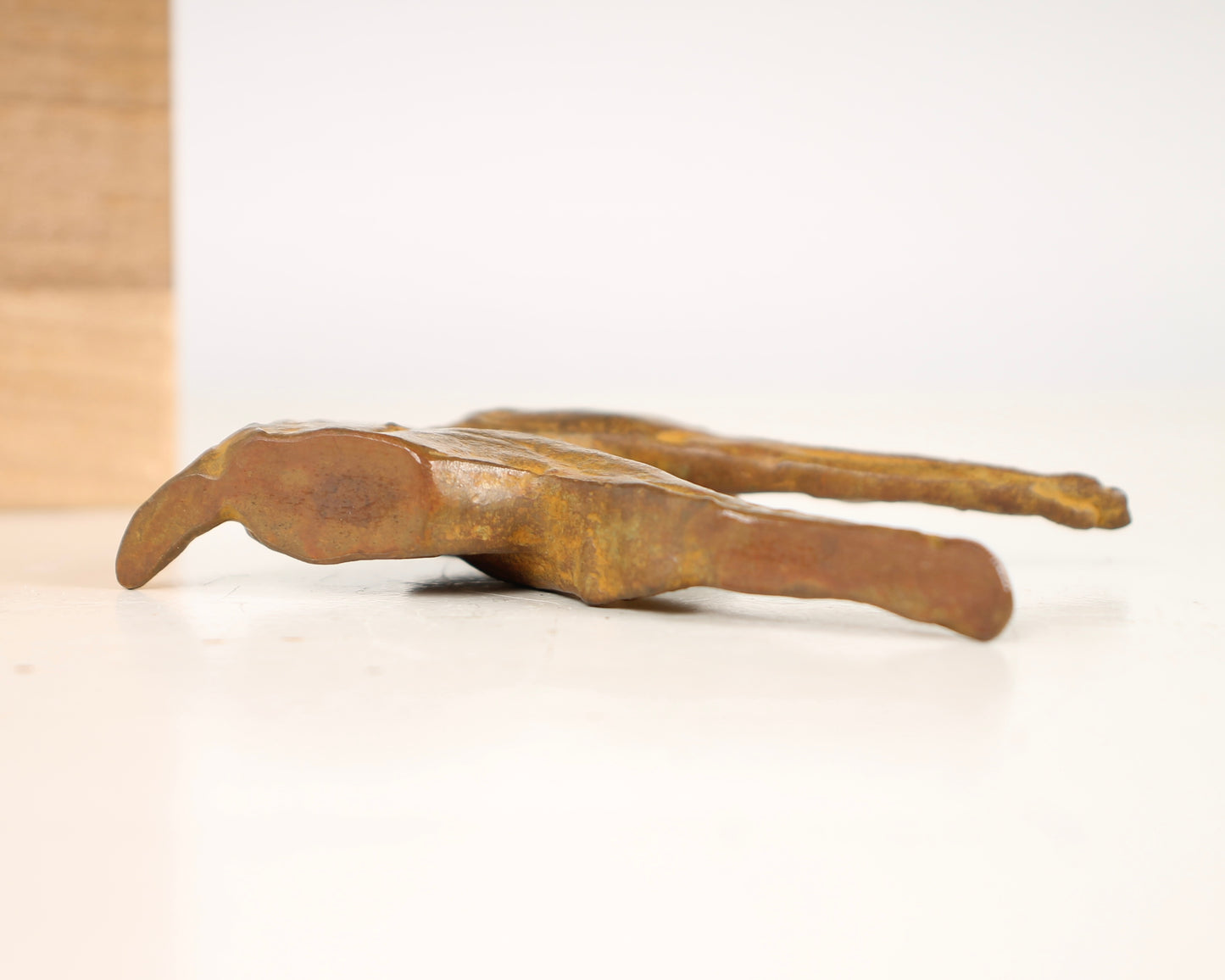 Vintage Japanese Bronze Monkey Figurine