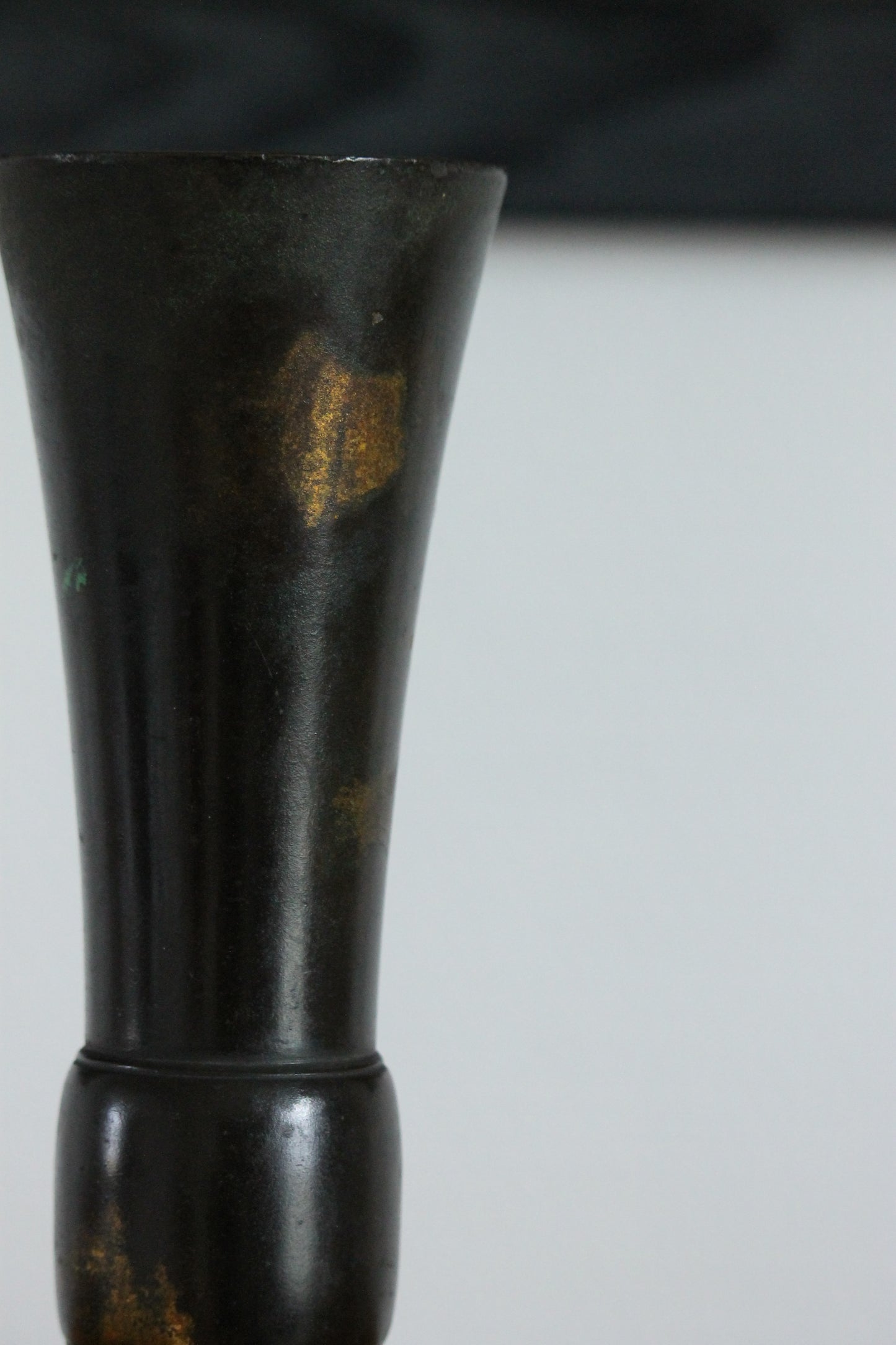 Vintage Japanese Bronze Vase by Hata Zoroku