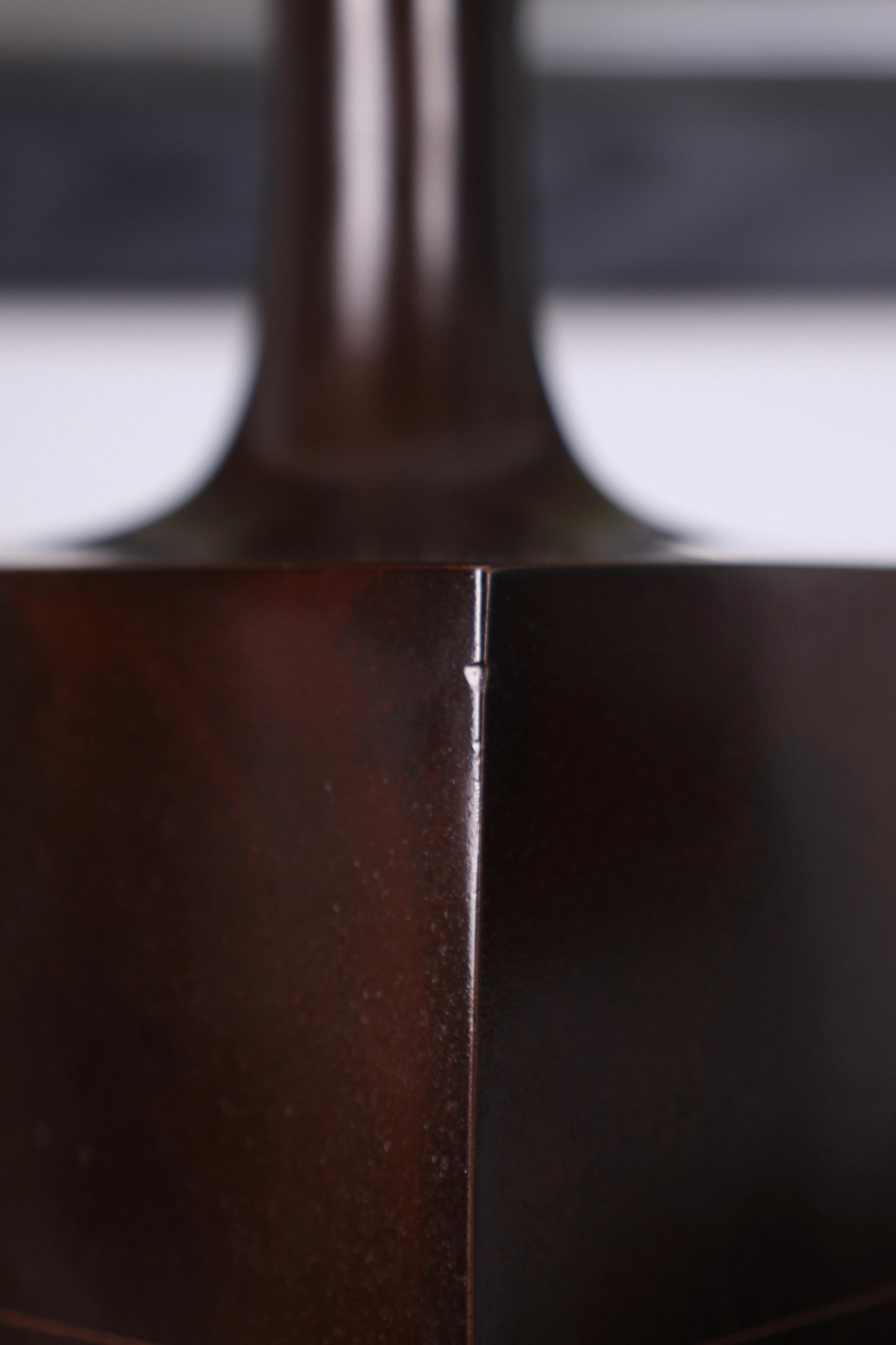 Vintage Japanese Bronze Vase by Hasuda Shugoro