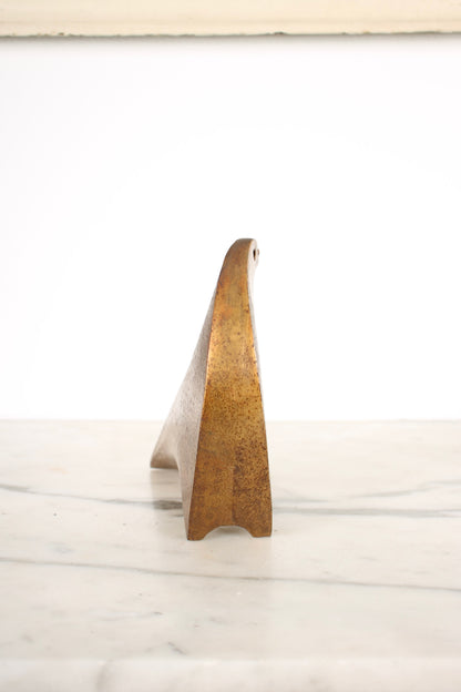 Vintage Japanese Bronze Dove Sculpture by Saegusa Sotaro