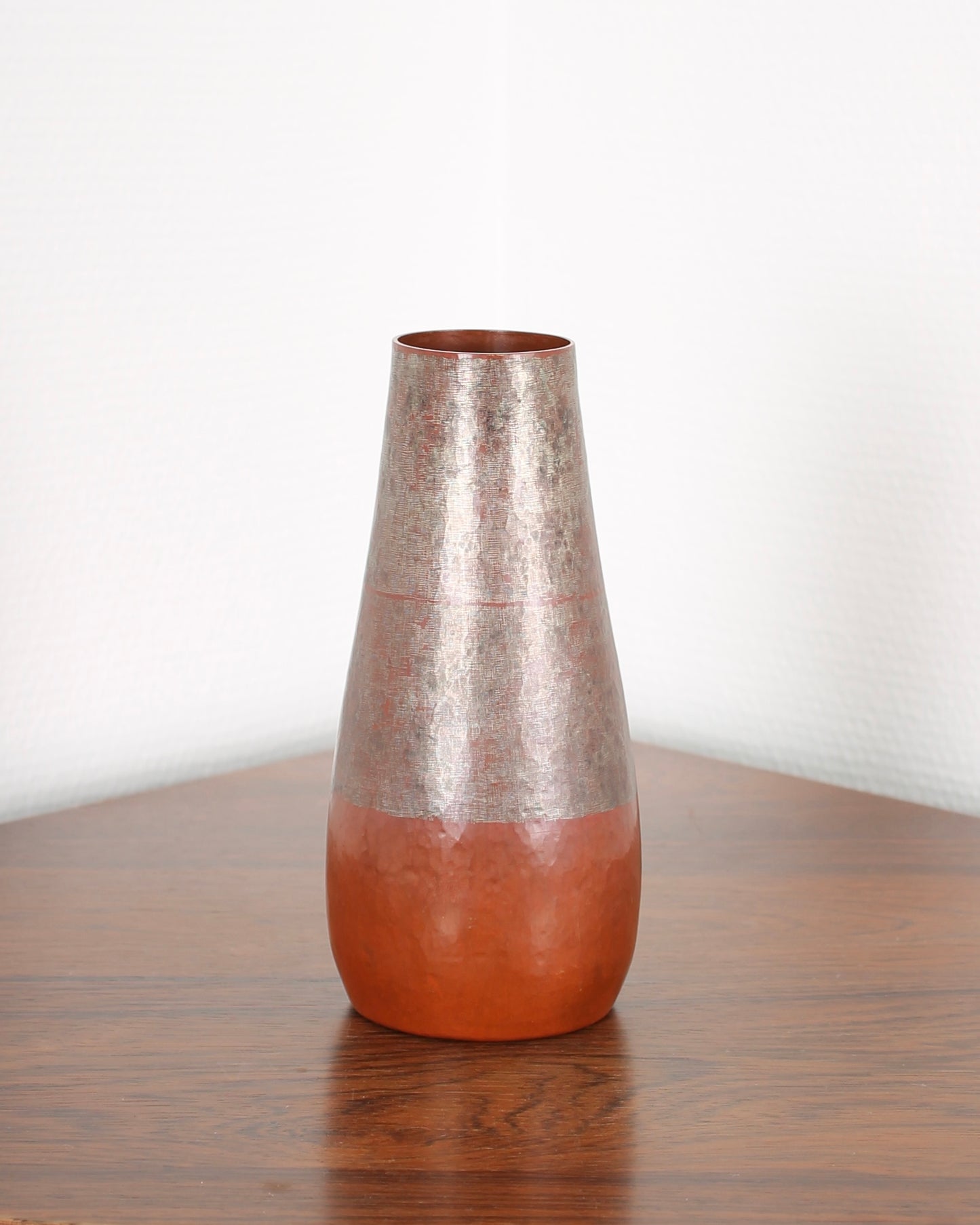 Vintage Japanese Silvered Bronze Vase