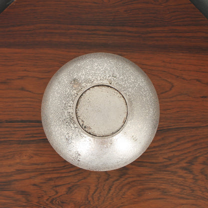 Vintage Japanese Silvered Bronze Vase