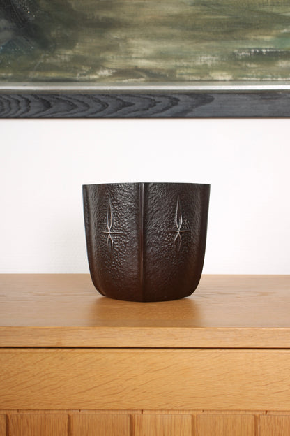 Vintage Japanese Bronze Vase by Kobayashi Shomin