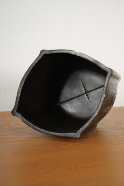 Vintage Japanese Bronze Vase by Kobayashi Shomin