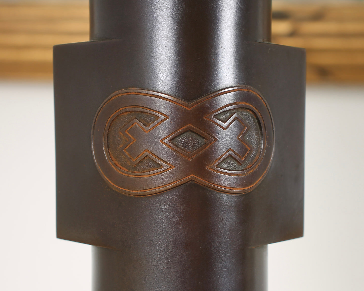 Vintage Japanese Bronze Vase by Aida Tomiyasu