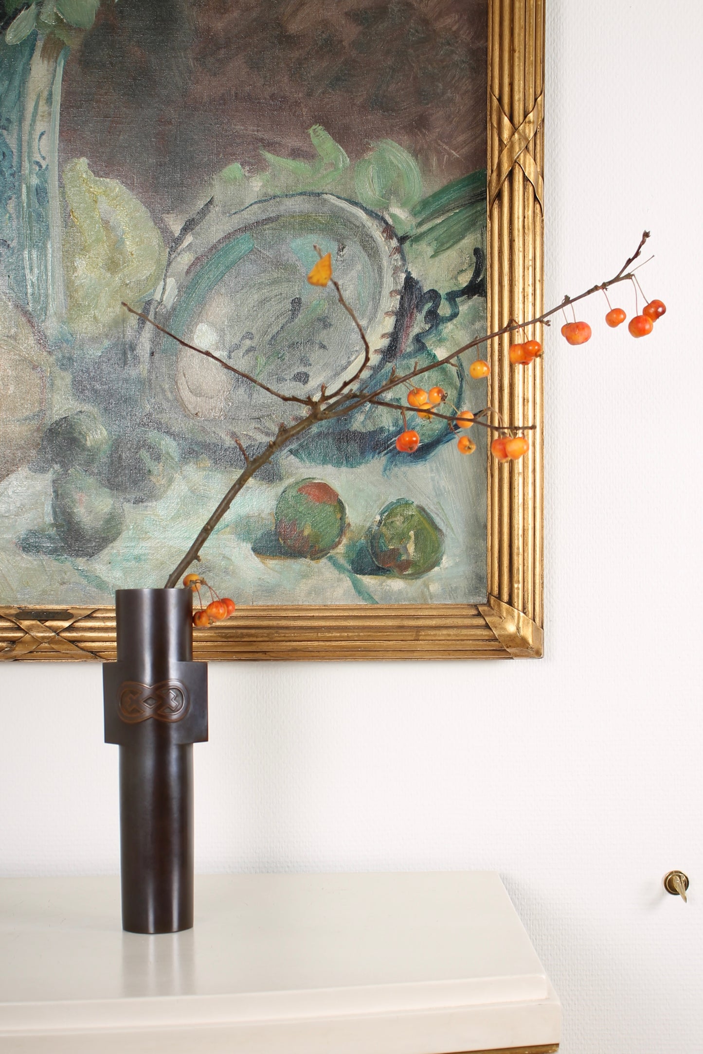 Vintage Japanese Bronze Vase by Aida Tomiyasu