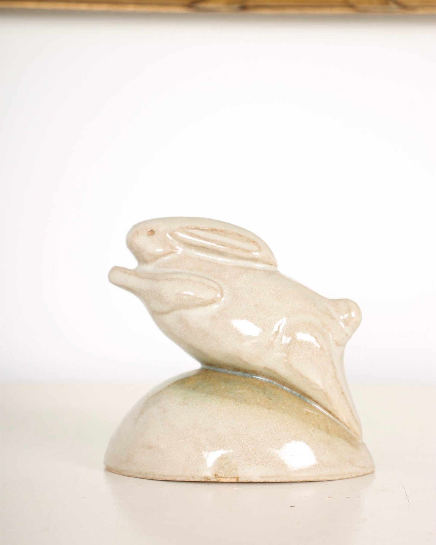 Vintage Japanese Ceramic Rabbit Figurine