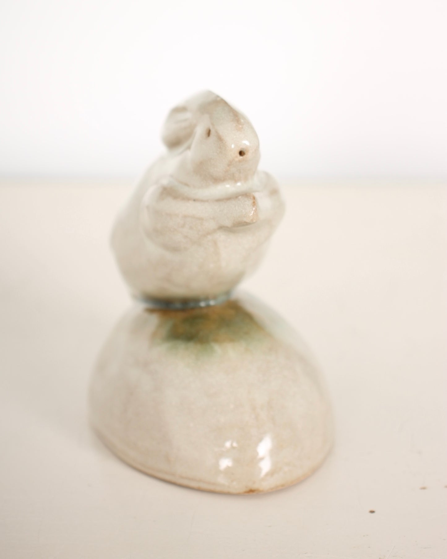 Vintage Japanese Ceramic Rabbit Figurine