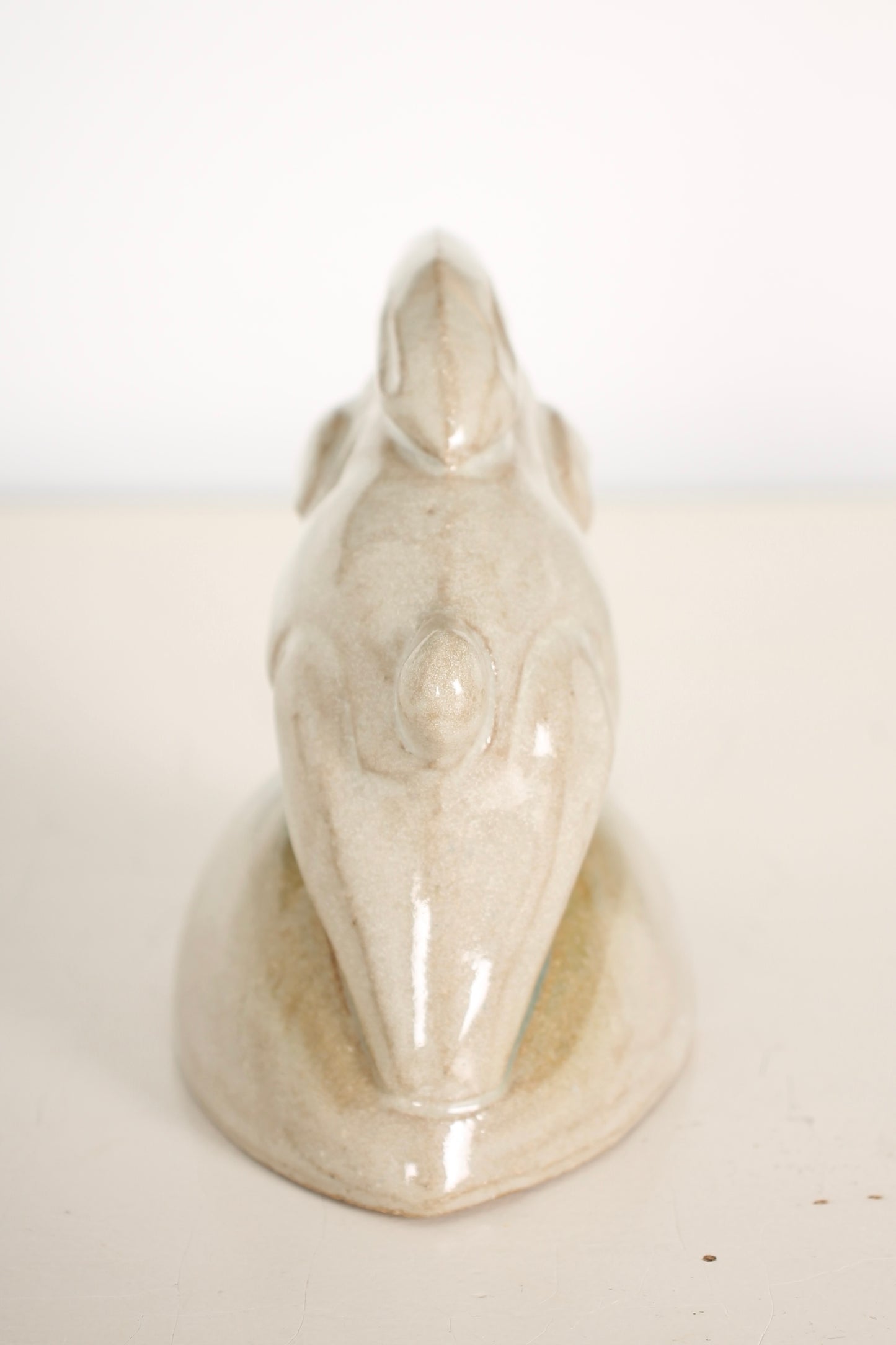 Vintage Japanese Ceramic Rabbit Figurine