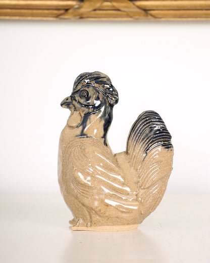 Vintage Japanese Ceramic Rooster Figurine
