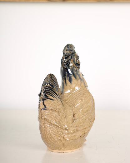 Vintage Japanese Ceramic Rooster Figurine