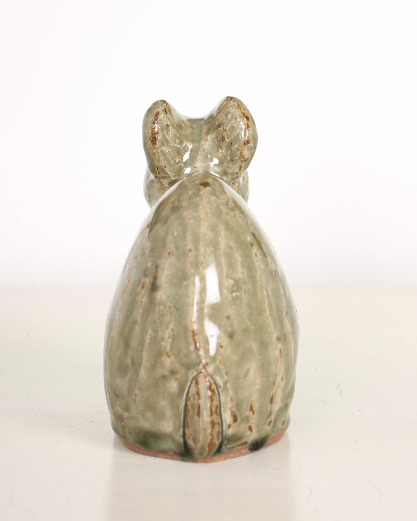 Vintage Japanese Ceramic Mouse Figurine