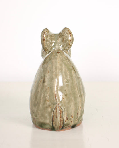 Vintage Japanese Ceramic Mouse Figurine