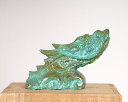 Vintage Japanese Bronze Dragon Paperweight by Nakajima Yasumi II