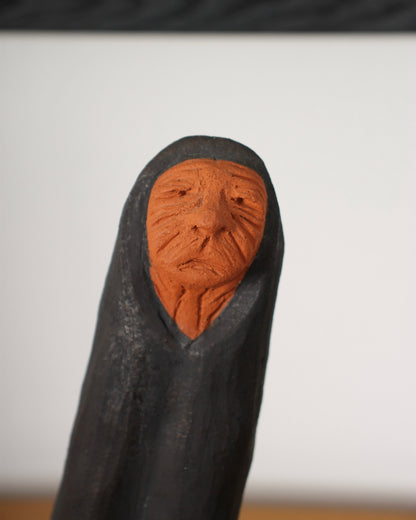 Vintage Ceramic Sculpture by Dagny Holm (Nun)