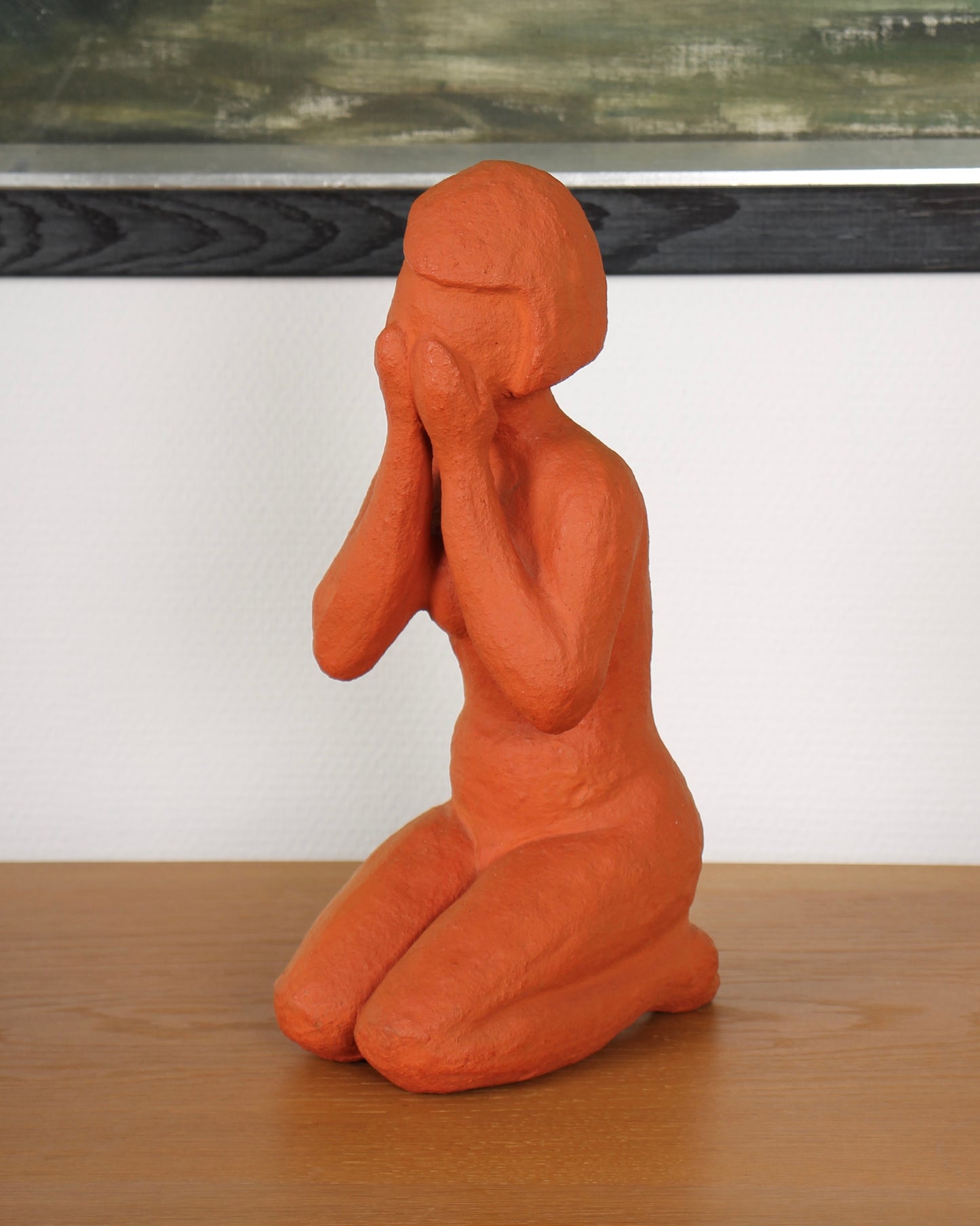 Vintage Ceramic Sculpture by Dagny Holm (Girl)