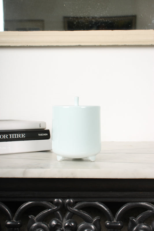 Vintage Arita Porcelain Incense Burner by Fujii Shumei (Celadon)