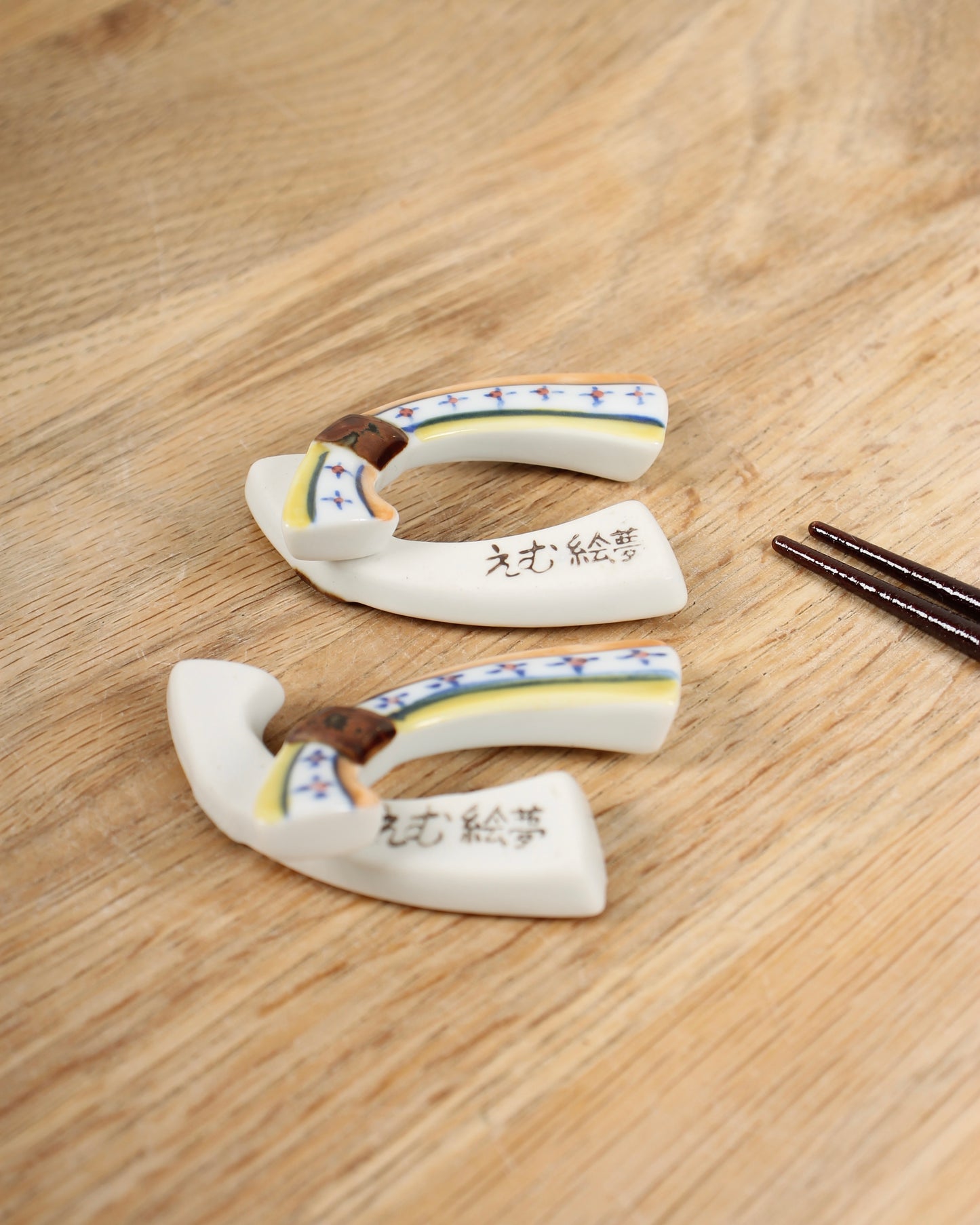 Porcelain Chopstick Rests (Traditional Motifs)