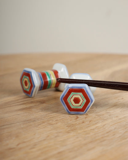 Porcelain Chopstick Rests (Traditional Motifs)