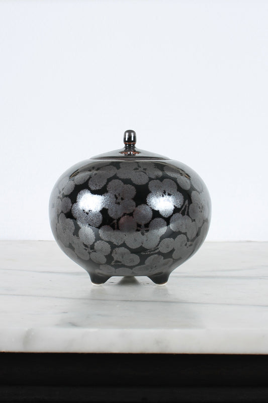 Vintage Arita Porcelain Incense Burner by Fujii Shumei