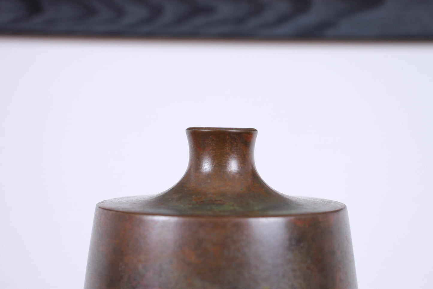 Vintage Japanese Bronze Vase by Hasegawa Gasen