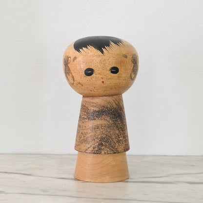 Vintage Japanese Kokeshi Doll by Watanabe Masao