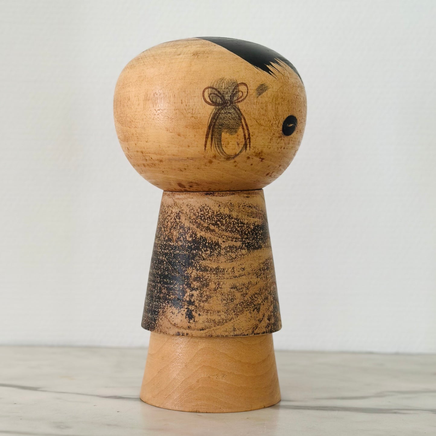 Vintage Japanese Kokeshi Doll by Watanabe Masao
