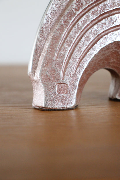 Vintage Japanese Bronze Boar Sculpture by Kobayashi Shomin