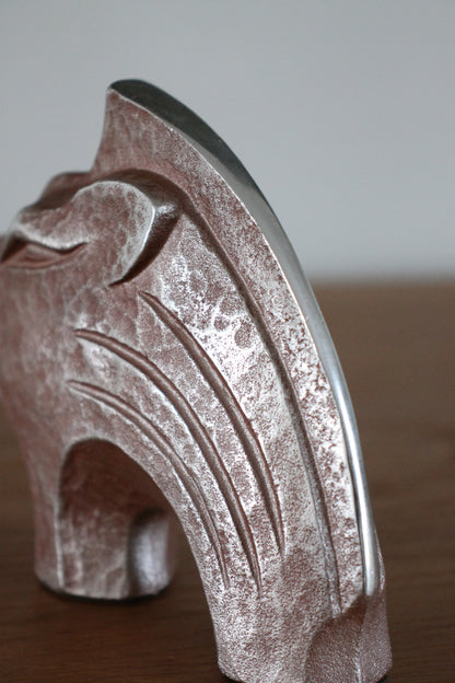 Vintage Japanese Bronze Boar Sculpture by Kobayashi Shomin