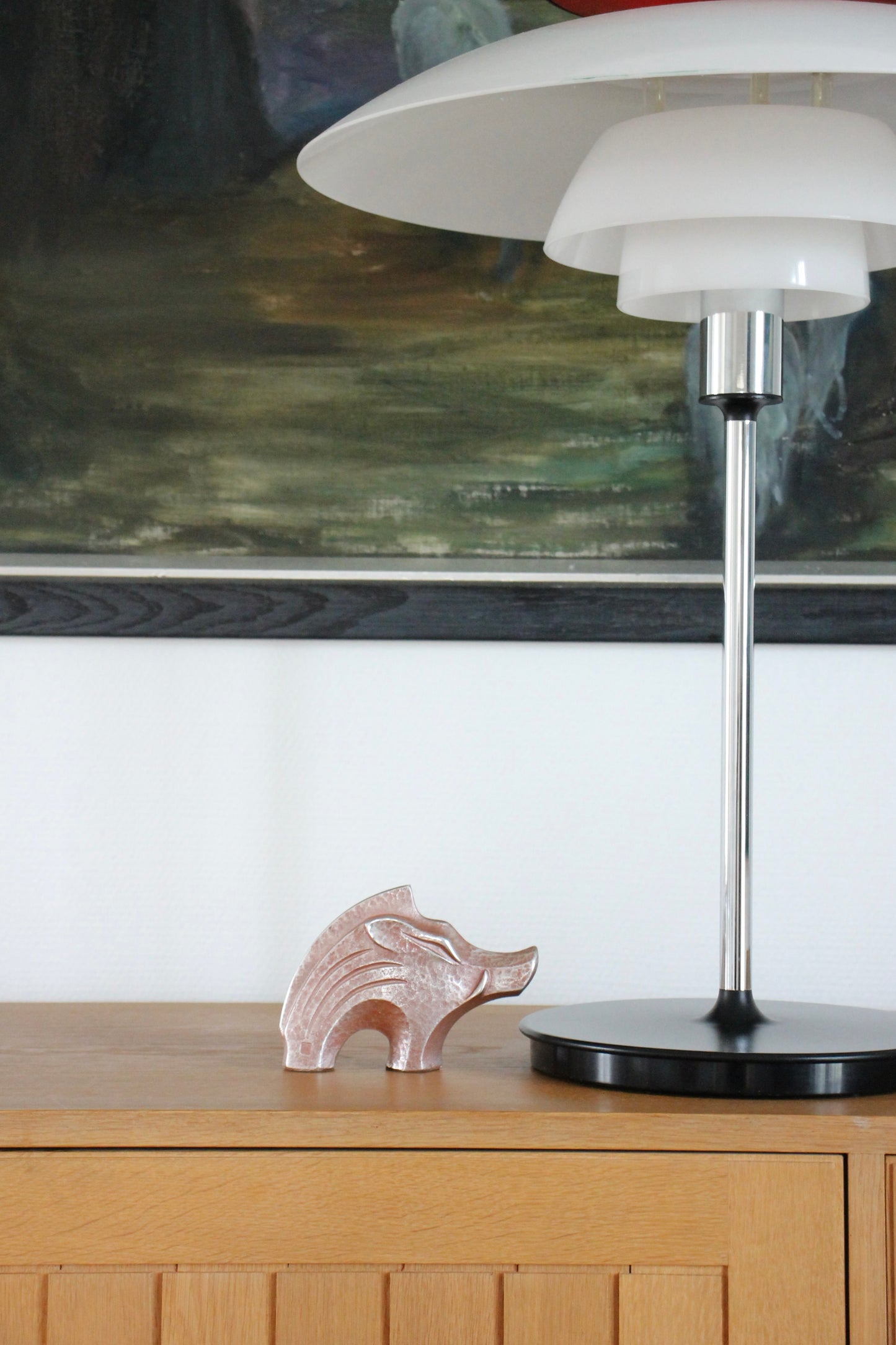 Vintage Japanese Bronze Boar Sculpture by Kobayashi Shomin