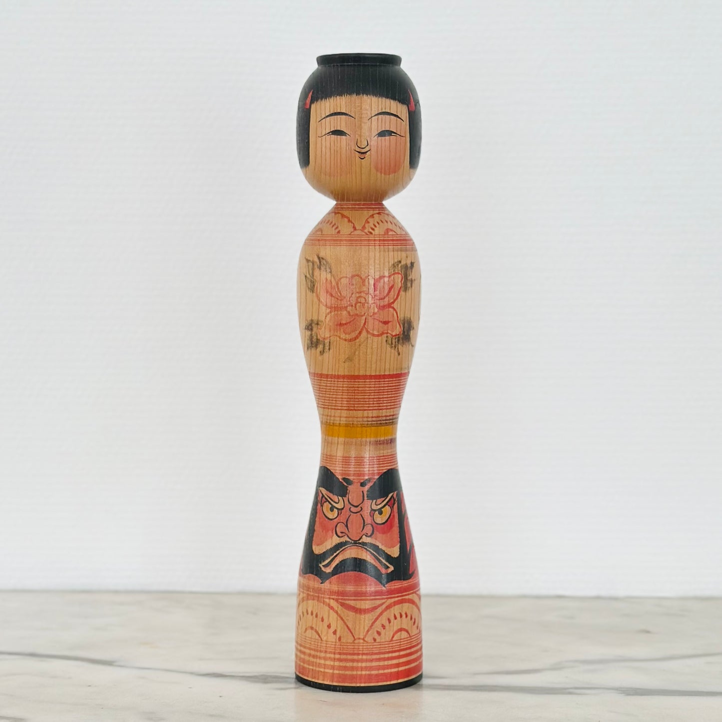 Vintage Japanese Kokeshi Doll Daruma Decoration