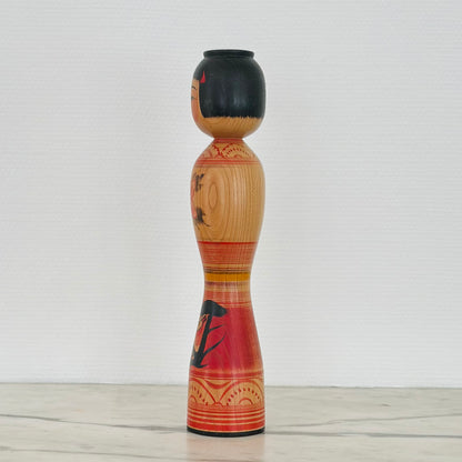 Vintage Japanese Kokeshi Doll Daruma Decoration