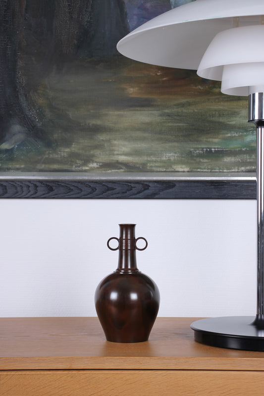 Vintage Japanese Bronze Vase by Marutani Tando