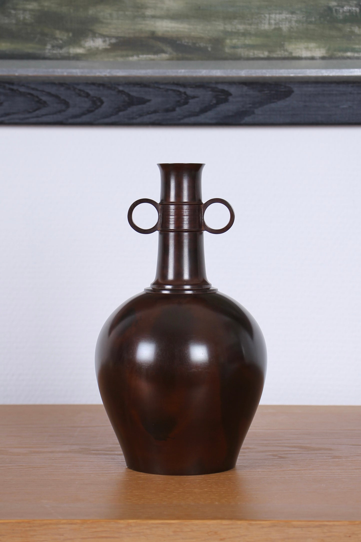 Vintage Japanese Bronze Vase by Marutani Tando
