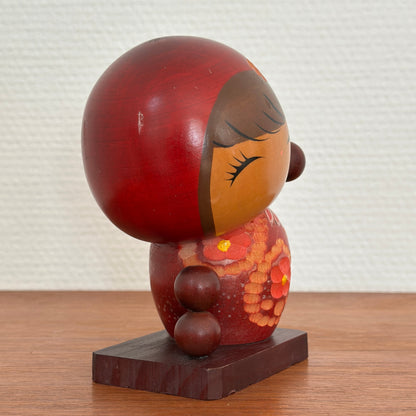 Vintage Japanese Kokeshi Doll Little Girl