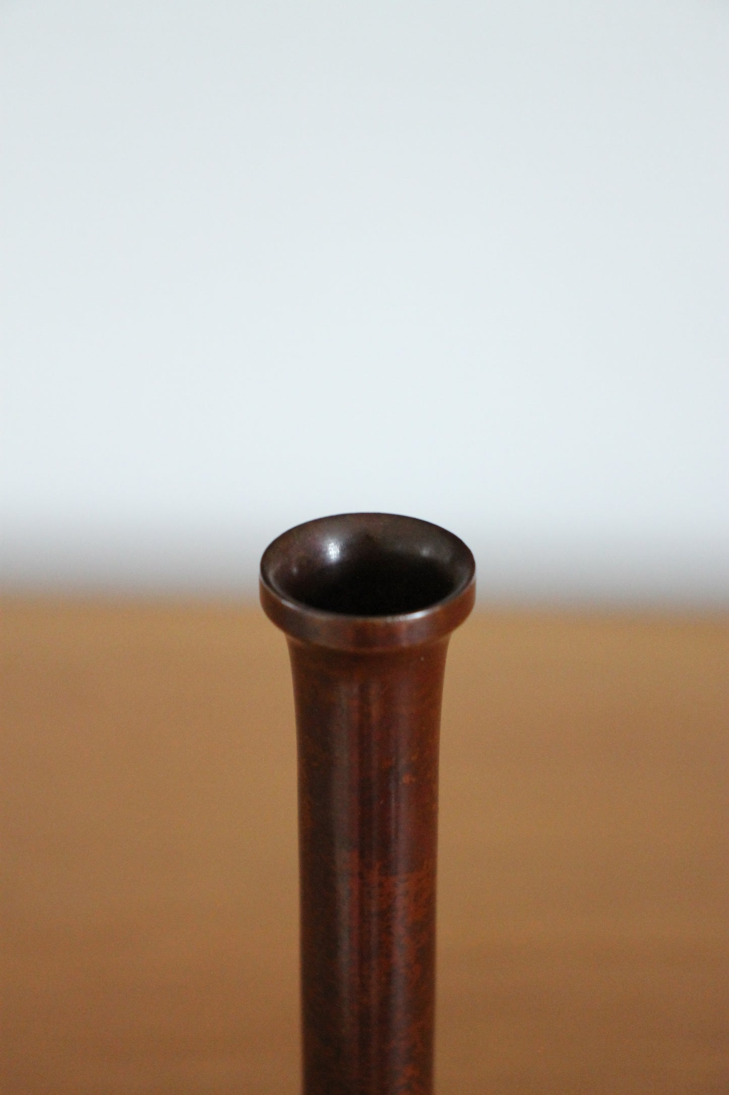 Vintage Japanese Bronze Vase by Nakajima Yasumi II