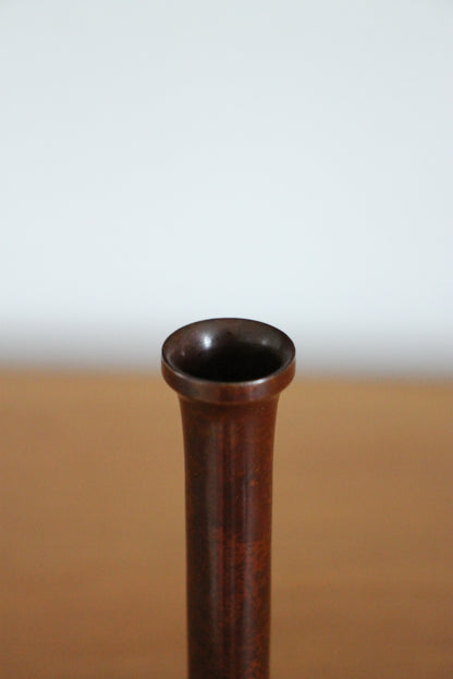 Vintage Japanese Bronze Vase by Nakajima Yasumi II