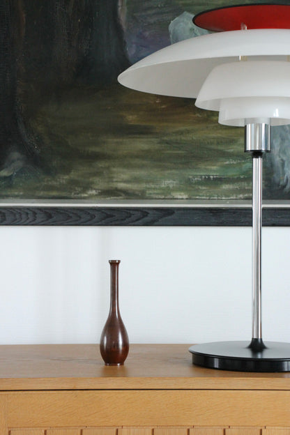 Vintage Japanese Bronze Vase by Nakajima Yasumi II