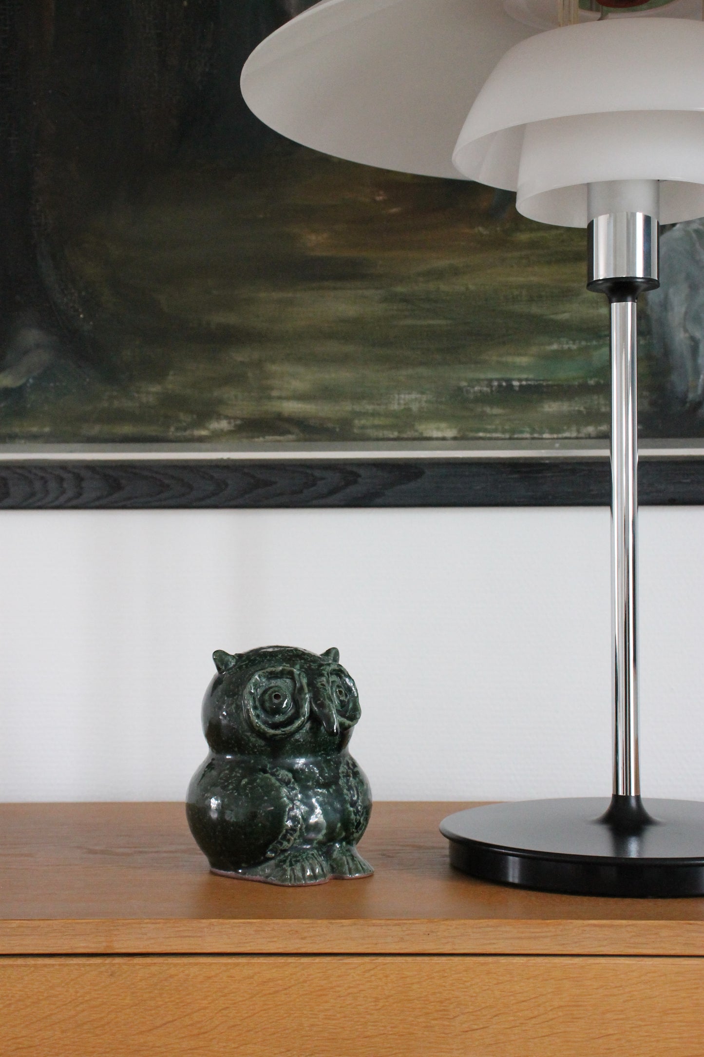 Arita Porcelain Owl Sculpture