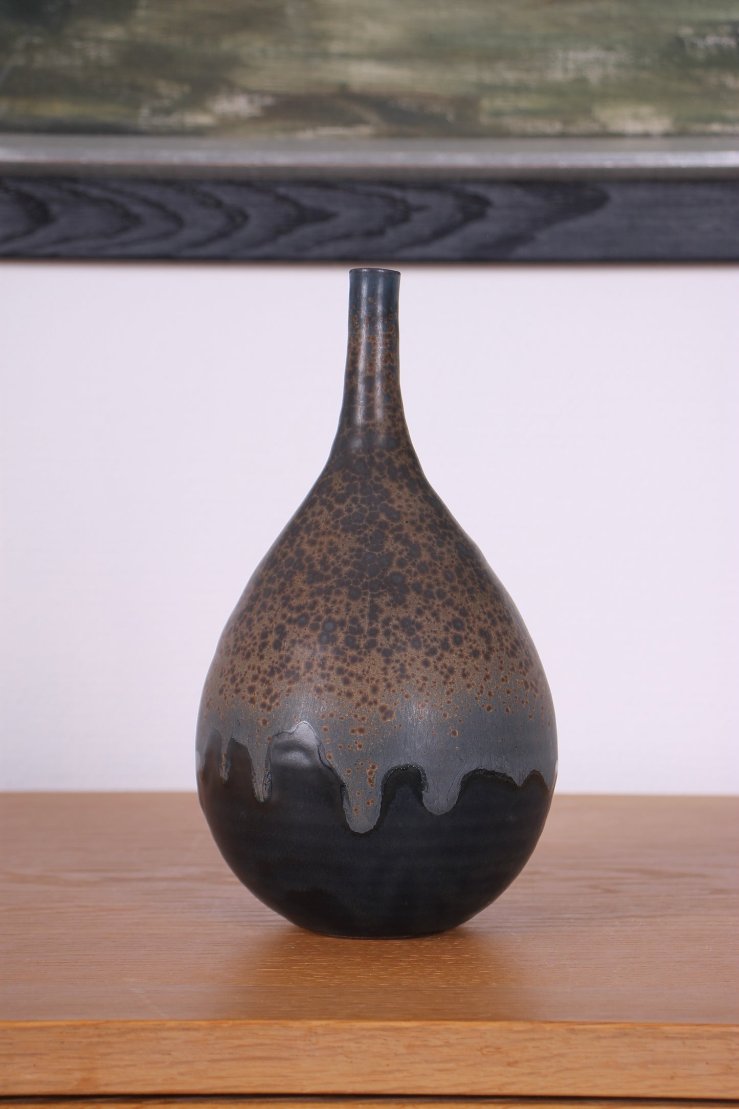Vintage Japanese Ceramic Vase by Arata Koji