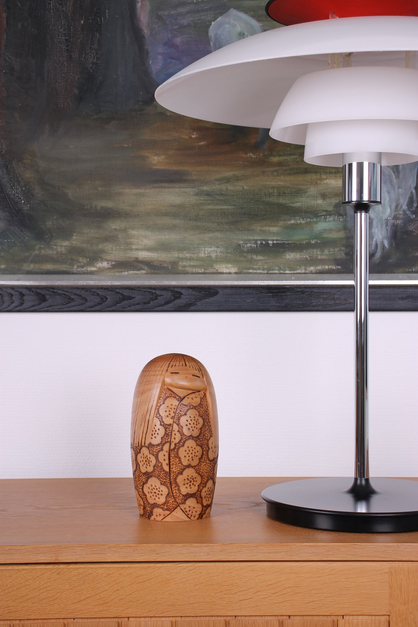 Vintage Japanese Kokeshi Doll by Otani Yoshio