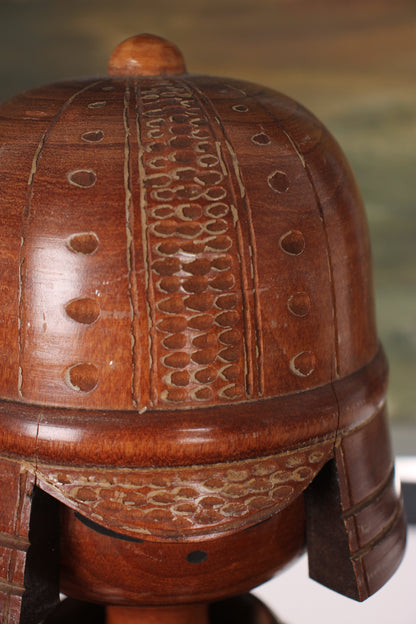 Vintage Japanese Kokeshi Doll of a Haniwa Warrior by Sekiguchi Sansaku
