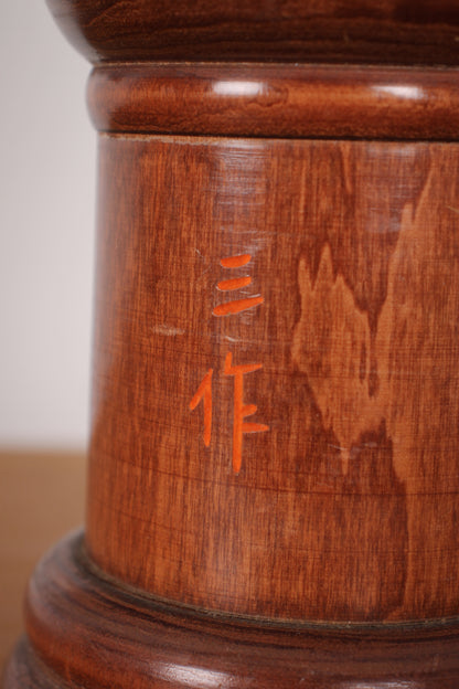 Vintage Japanese Kokeshi Doll of a Haniwa Warrior by Sekiguchi Sansaku