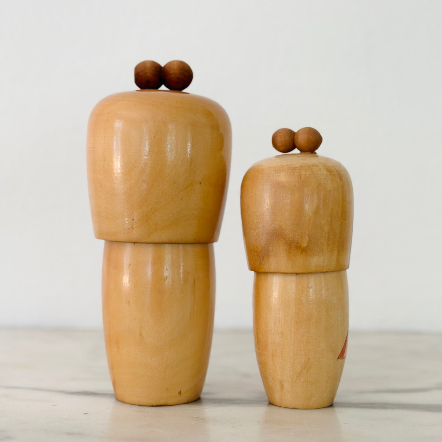 Pair of Vintage Japanese Kokeshi Doll Creative