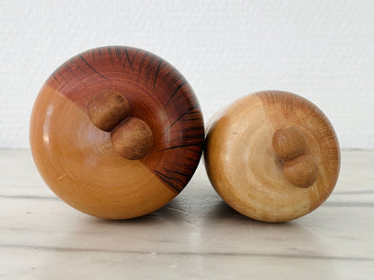 Pair of Vintage Japanese Kokeshi Doll Creative