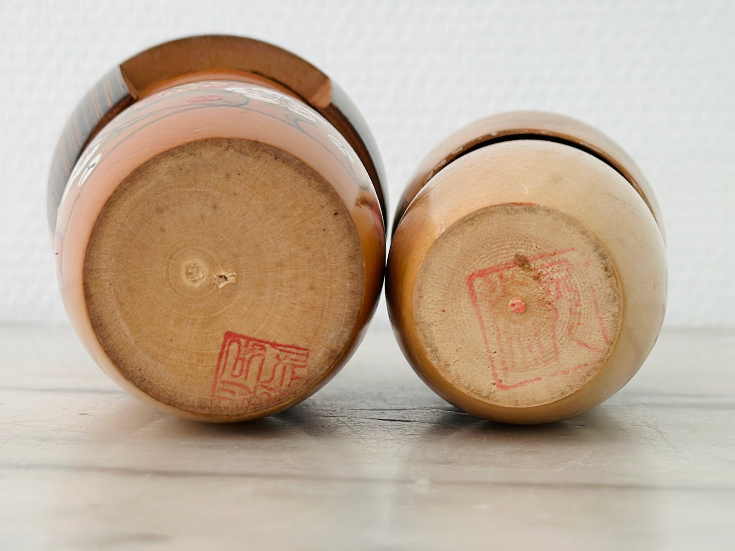 Pair of Vintage Japanese Kokeshi Doll Creative