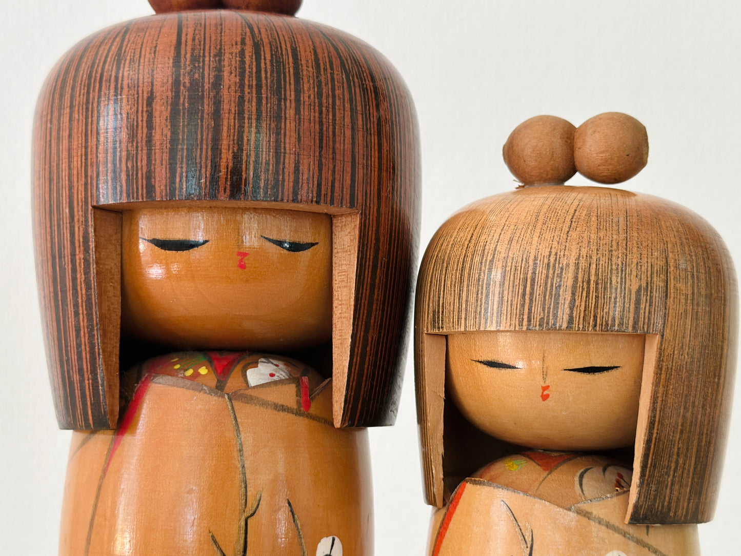 Pair of Vintage Japanese Kokeshi Doll Creative