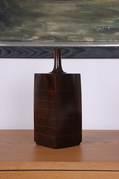 Vintage Japanese Bronze Vase by Hasuda Shugoro