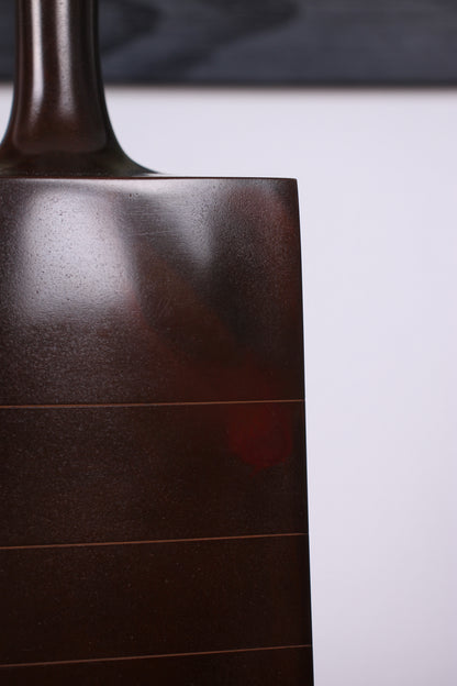 Vintage Japanese Bronze Vase by Hasuda Shugoro