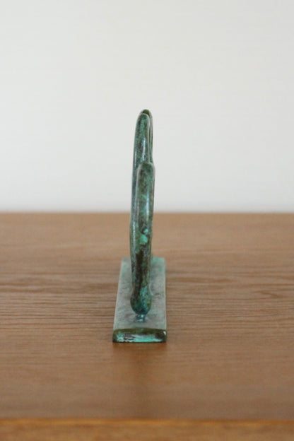 Vintage Japanese Bronze Snake Sculpture by Nakajima Yasumi II